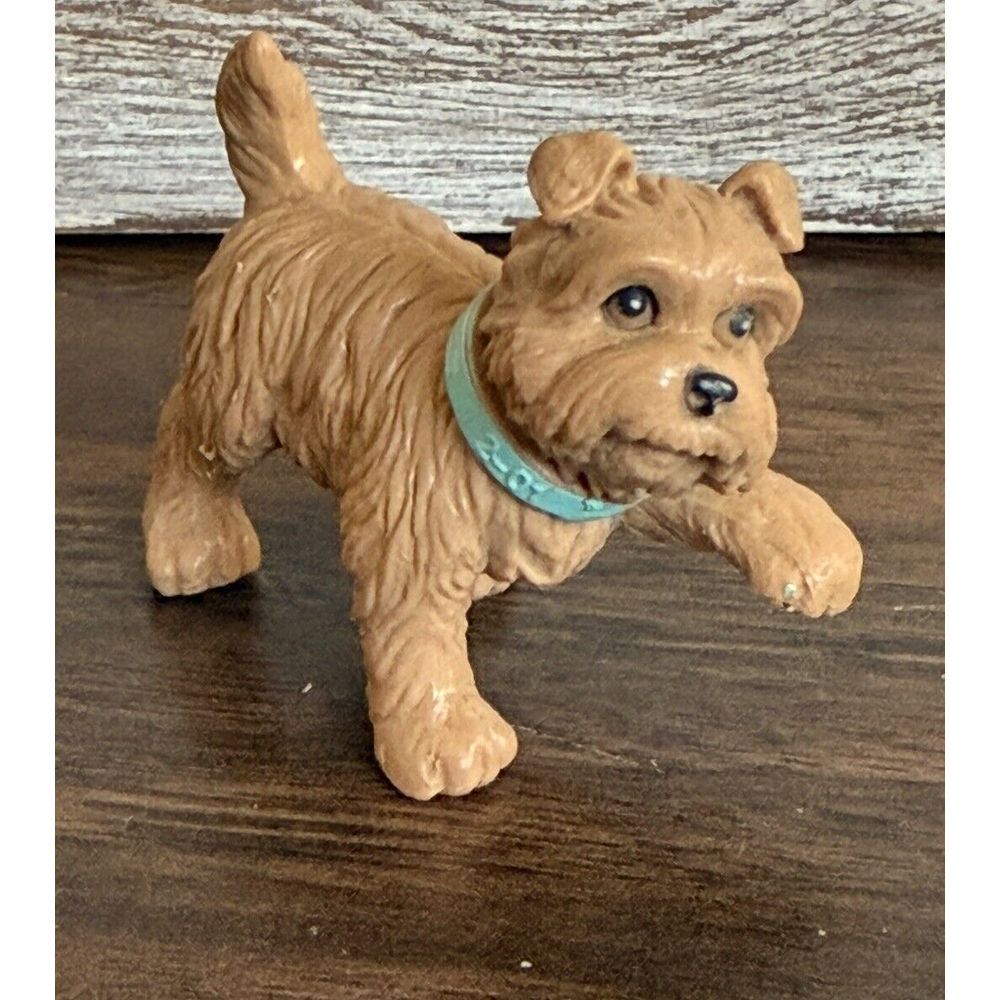 BARBIE Replacement PUPPY DOG from Posh Pets Pet Park‎ Play Set Brown Tan 2003